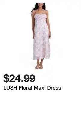 Marshalls LUSH Floral Maxi Dress offer