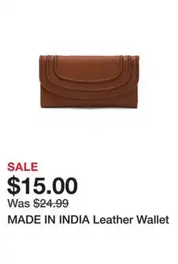 Marshalls MADE IN INDIA Leather Wallet offer