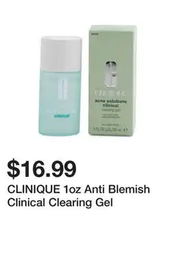 Marshalls CLINIQUE 1oz Anti Blemish Clinical Clearing Gel offer