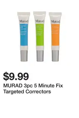 Marshalls MURAD 3pc 5 Minute Fix Targeted Correctors offer