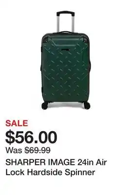 Marshalls SHARPER IMAGE 24in Air Lock Hardside Spinner offer