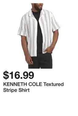 Marshalls KENNETH COLE Textured Stripe Shirt offer