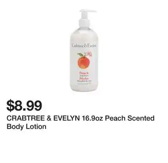 Marshalls CRABTREE & EVELYN 16.9oz Peach Scented Body Lotion offer