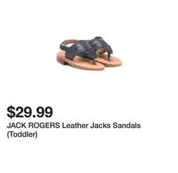 Marshalls JACK ROGERS Leather Jacks Sandals (Toddler) offer
