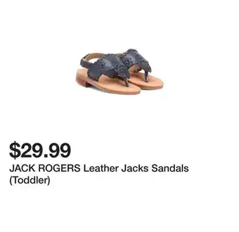 Marshalls JACK ROGERS Leather Jacks Sandals (Toddler) offer