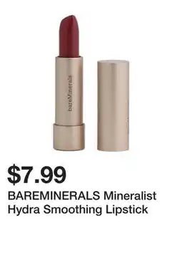 Marshalls BAREMINERALS Mineralist Hydra Smoothing Lipstick offer