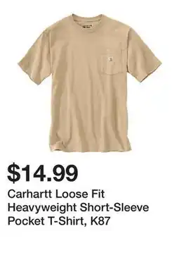 Tractor Supply Company Carhartt Loose Fit Heavyweight Short-Sleeve Pocket T-Shirt, K87 offer