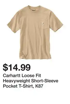 Tractor Supply Company Carhartt Loose Fit Heavyweight Short-Sleeve Pocket T-Shirt, K87 offer