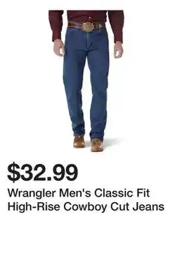 Tractor Supply Company Wrangler Men's Classic Fit High-Rise Cowboy Cut Jeans offer