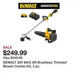 Tractor Supply Company DEWALT 20V MAX XR Brushless Trimmer/Blower Combo Kit, 2 pc offer