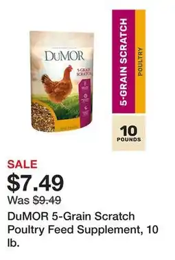 Tractor Supply Company DuMOR 5-Grain Scratch Poultry Feed Supplement, 10 lb offer