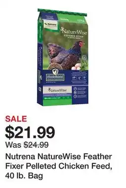Tractor Supply Company Nutrena NatureWise Feather Fixer Pelleted Chicken Feed, 40 lb. Bag offer