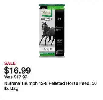 Tractor Supply Company Nutrena Triumph 12-8 Pelleted Horse Feed, 50 lb. Bag offer