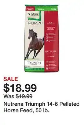 Tractor Supply Company Nutrena Triumph 14-6 Pelleted Horse Feed, 50 lb offer