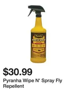 Tractor Supply Company Pyranha Wipe N' Spray Fly Repellent offer
