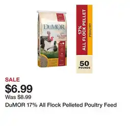 Tractor Supply Company DuMOR 17% All Flock Pelleted Poultry Feed offer