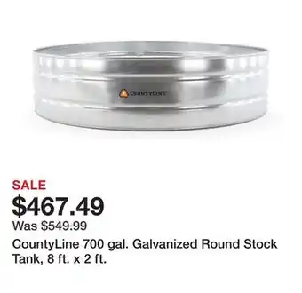 Tractor Supply Company CountyLine 700 gal. Galvanized Round Stock Tank, 8 ft. x 2 ft offer