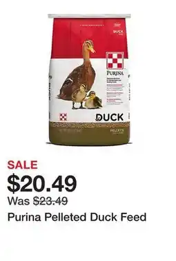 Tractor Supply Company Purina Pelleted Duck Feed offer