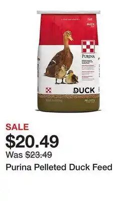 Tractor Supply Company Purina Pelleted Duck Feed offer