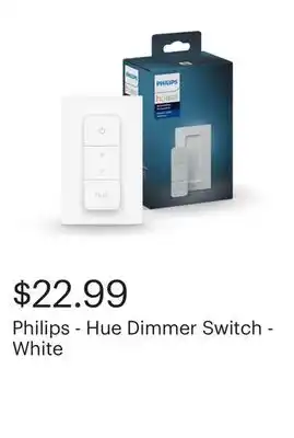 Best Buy Philips - Hue Dimmer Switch - White offer