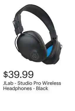 Best Buy JLab - Studio Pro Wireless Headphones - Black offer