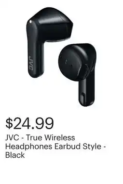 Best Buy JVC - True Wireless Headphones Earbud Style - Black offer