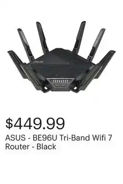 Best Buy ASUS - BE96U Tri-Band Wifi 7 Router - Black offer