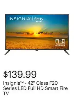 Best Buy Insignia - 42 Class F20 Series LED Full HD Smart Fire TV offer
