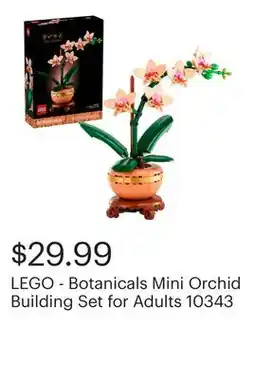 Best Buy LEGO - Botanicals Mini Orchid Building Set for Adults 10343 offer