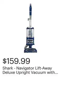 Best Buy Shark - Navigator Lift-Away Deluxe Upright Vacuum with Anti-Allergen Complete Seal - Blue offer