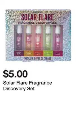 Five Below Solar Flare Fragrance Discovery Set offer