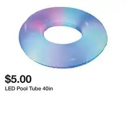 Five Below LED Pool Tube 40in offer