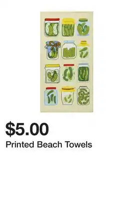 Five Below Printed Beach Towels offer