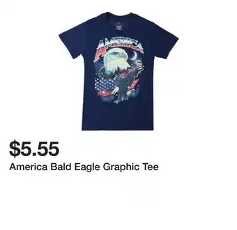 Five Below America Bald Eagle Graphic Tee offer