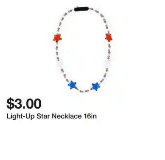 Five Below Light-Up Star Necklace 16in offer