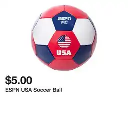 Five Below ESPN USA Soccer Ball offer