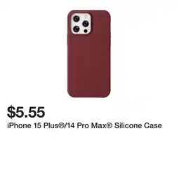 Five Below iPhone 15 Plus /14 Pro Max Silicone Case offer