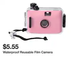 Five Below Waterproof Reusable Film Camera offer
