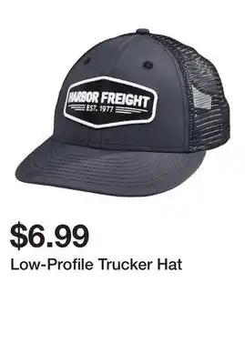 Harbor Freight Tools Low-Profile Trucker Hat offer