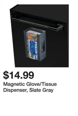 Harbor Freight Tools Magnetic Glove/Tissue Dispenser, Slate Gray offer