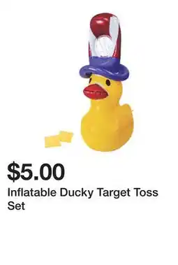Five Below Inflatable Ducky Target Toss Set offer