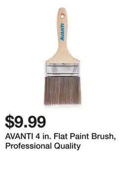Harbor Freight Tools AVANTI 4 in. Flat Paint Brush, Professional Quality offer