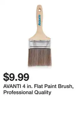 Harbor Freight Tools AVANTI 4 in. Flat Paint Brush, Professional Quality offer