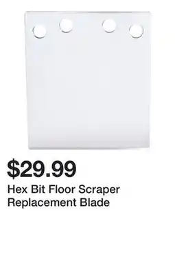 Harbor Freight Tools Hex Bit Floor Scraper Replacement Blade offer