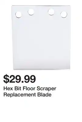 Harbor Freight Tools Hex Bit Floor Scraper Replacement Blade offer