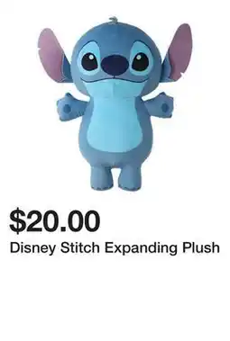 Five Below Disney Stitch Expanding Plush offer