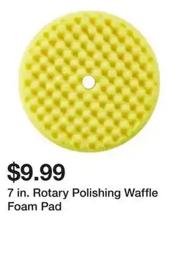 Harbor Freight Tools 7 in. Rotary Polishing Waffle Foam Pad offer