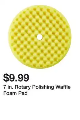 Harbor Freight Tools 7 in. Rotary Polishing Waffle Foam Pad offer