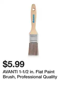 Harbor Freight Tools AVANTI 1-1/2 in. Flat Paint Brush, Professional Quality offer