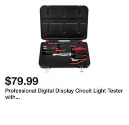 Harbor Freight Tools Professional Digital Display Circuit Light Tester with Interchangeable Shanks offer